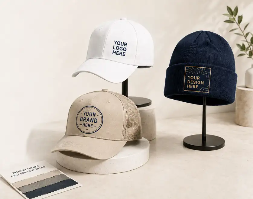 Custom embroidered hats with logo