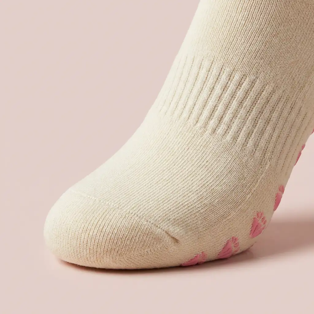 Custom grip socks for yoga studio