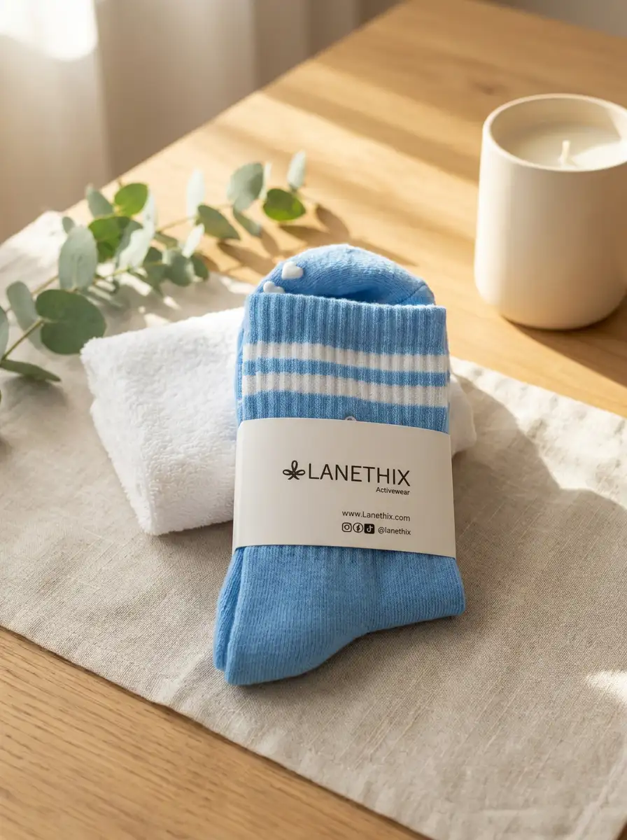 Custom non-slip socks for hotels and resorts