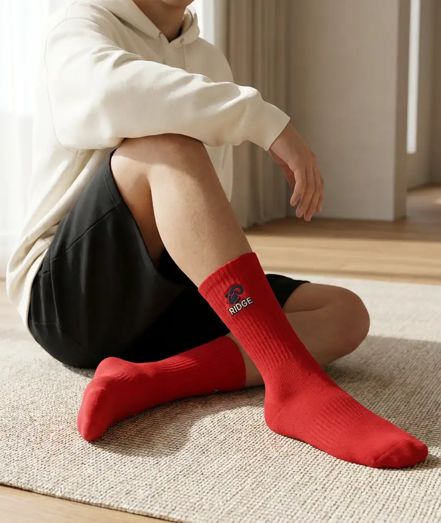 Custom embroidered socks for corporate gifts